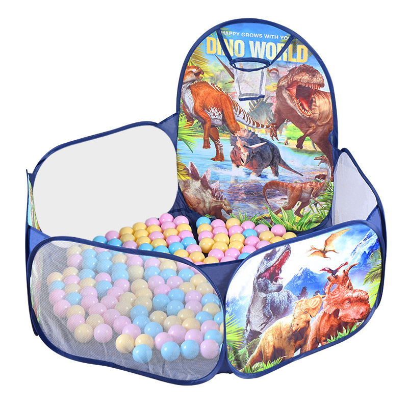 Portable Children Dinosaur  camping tent Outdoor Camping Playground Pop Up Baby Gift Children Play Tent Ball pool