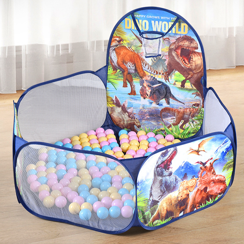 Portable Children Dinosaur  camping tent Outdoor Camping Playground Pop Up Baby Gift Children Play Tent Ball pool