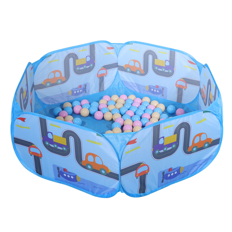 Indoor Tents For Kids Foldable Baby Ocean Ball Pool Pit Shoot Ball Tent Basketball Rim Pool