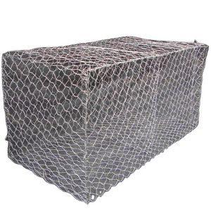 2X1X1m  Gabion Box Galvanized Hexagonal Woven Wire Mesh Gabion