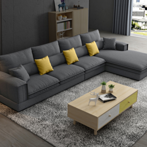 New Design Low Price Luxury Modern Fabric Sofa Set Furniture For Small Living Room