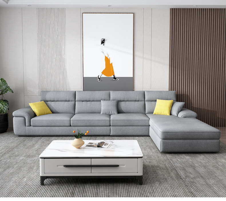 KABASA Home Furniture Living Room Large Sectional Corner Sofa Modern