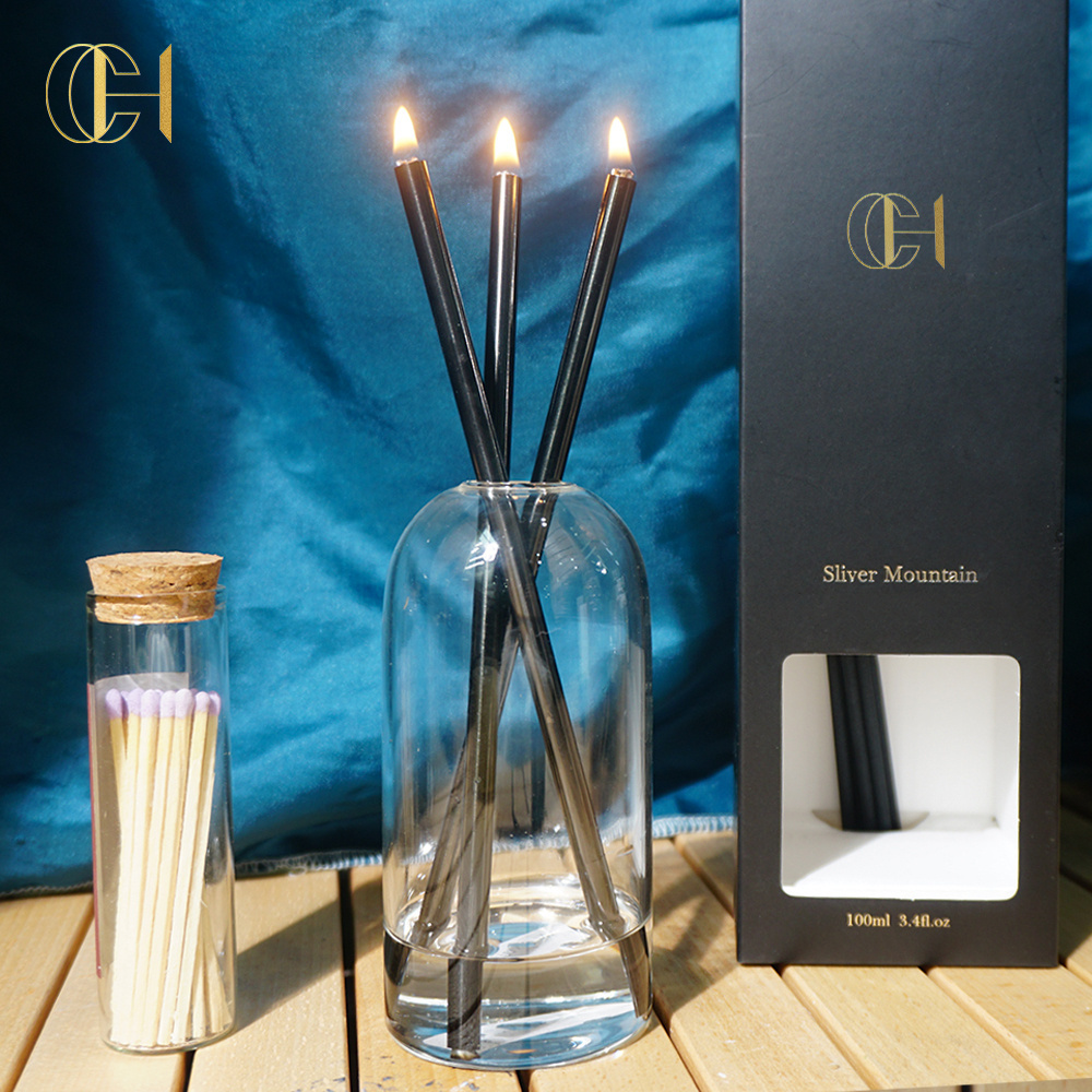 Luxurious and Minimalistic Steel Candle Elegant Refillable Oil Candle Everlasting Decoration Candles