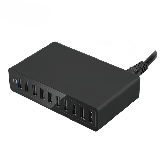 5V 12A Smartphone Hub Charger Station Charging Head High-power Mobile Cell Phone Usb Multi Port Charger 10 Port 60W