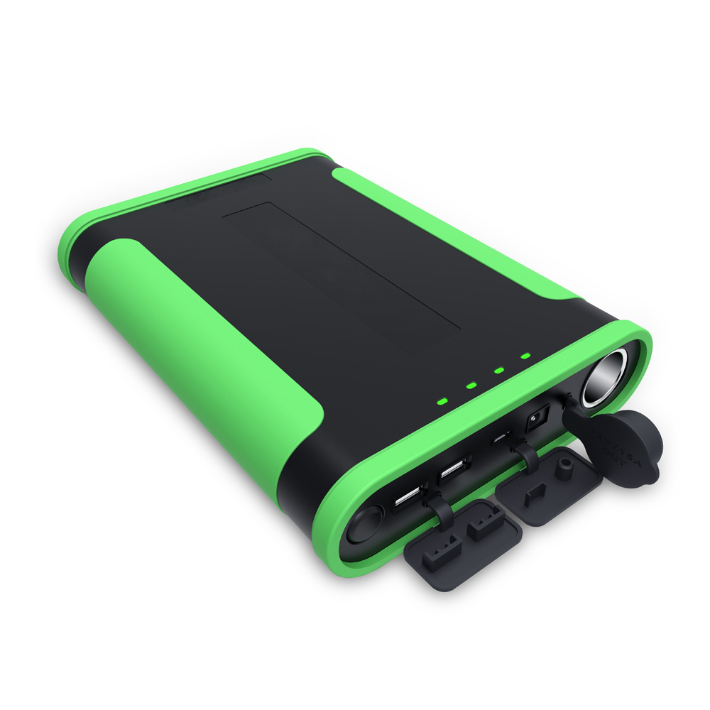 Multi-Functional Power-Pack 48000mAh Outdoor Solar Power Bank with 60W/30W PD QC 3.0 and 12V 15A Cigarette lighter