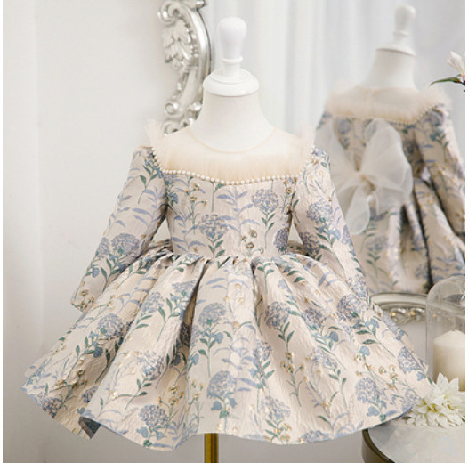 2023 Baby Girl Party Dress Princess Gown for Kids Girl Birthday Party Tutu Pretty Dress for Toddler Girls Classy Formal Dress