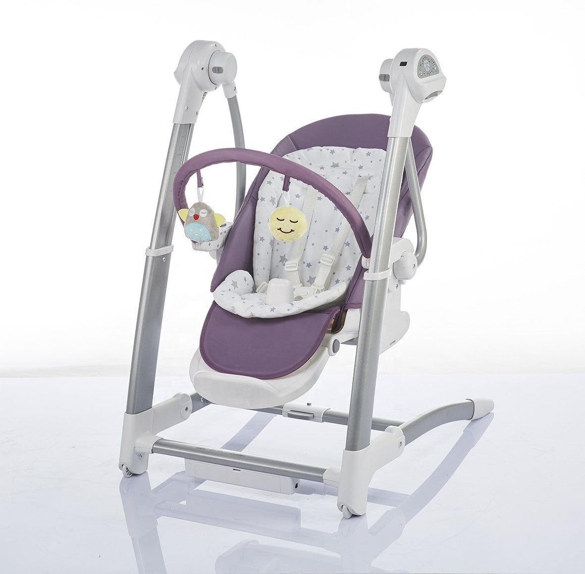 Purorigin Factory directly sale newborn electric swing bed folding baby cradle