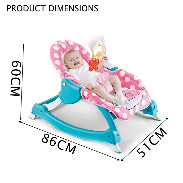 Newborn Vibration Sleep Bed Rocking Rocker Chair Music Baby Swing