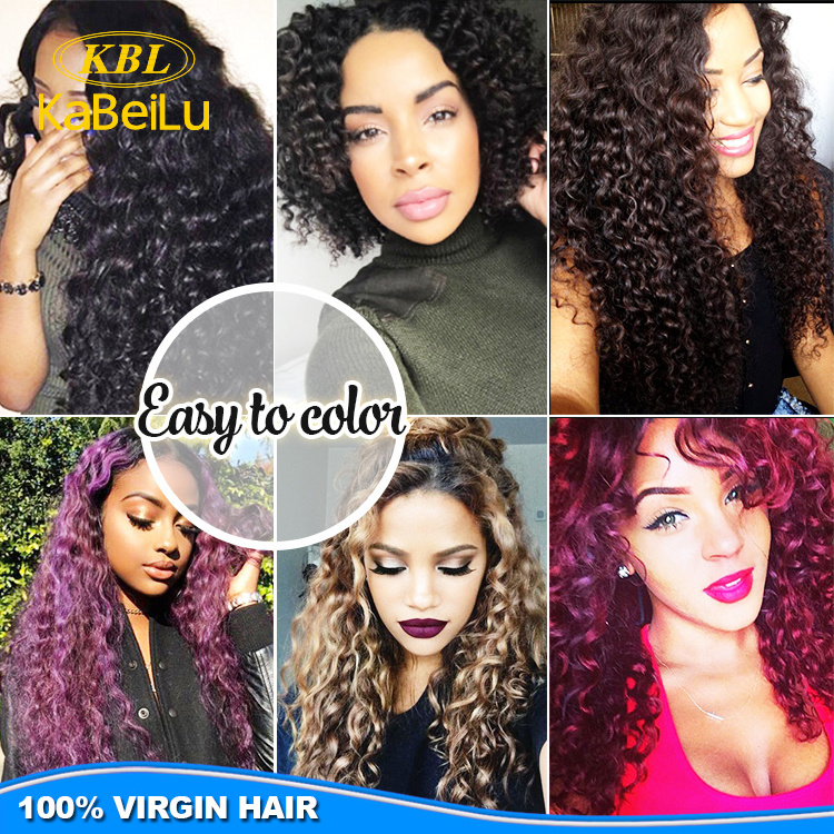 KBL Brazilian hair 4x4 three part lace closure,virgin brazilian kinky curly hair 3 bundles with closure,remy kinky curly closure