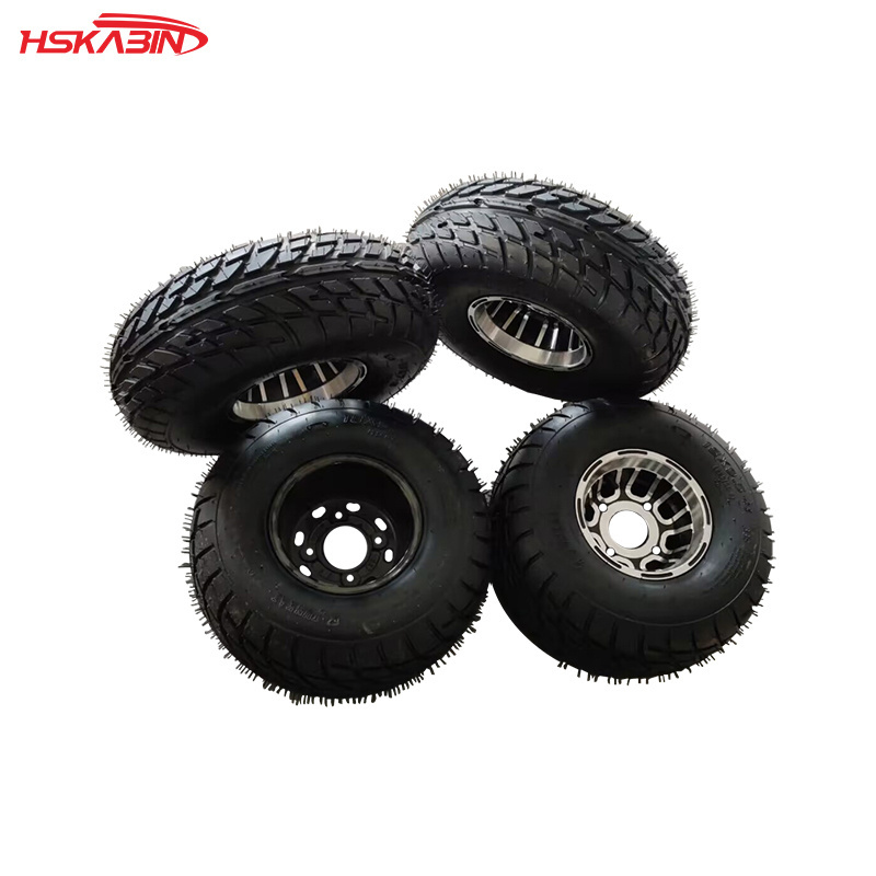 ATV 19X7-8 inch and 18X9.5-8 inch aluminum wheel tires  one set for motorcycle ATV Wheels accessories for motorcycles dirt bike