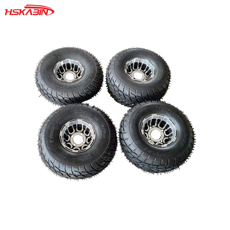 ATV 19X7-8 inch and 18X9.5-8 inch aluminum wheel tires  one set for motorcycle ATV Wheels accessories for motorcycles dirt bike