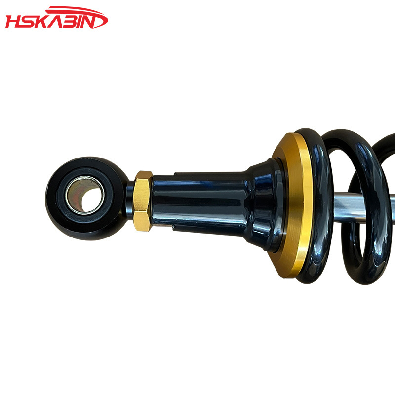 Off-road motorcycle 1 pair black gold 400MM round aluminum shock absorber Accessories for motorcycles mountain bike dirt bike