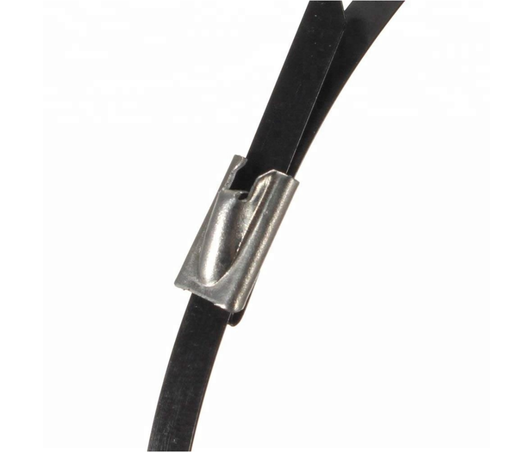 PVC coated stainless steel flexible zip tie