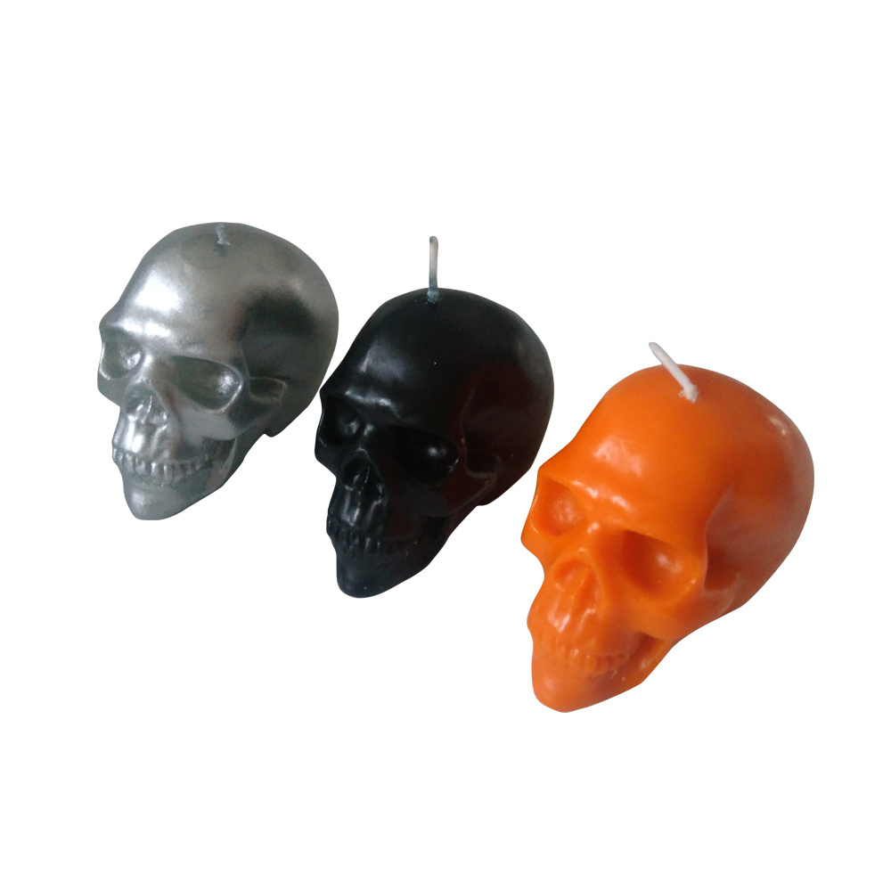 Hot Selling Halloween Festival Decorative Skeleton Candles Handmade Home Decor Aromatherapy Art Candles Scented-candle