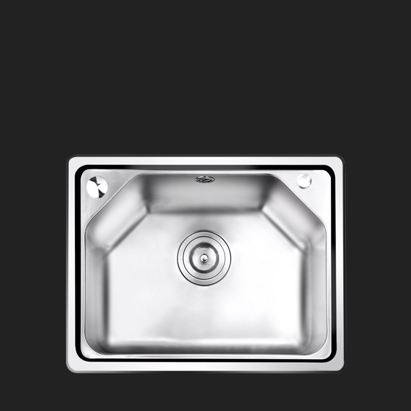 SUS304 Stainless Steel Anti-rust under mount Rectangular Single Bowl Kitchen Sink