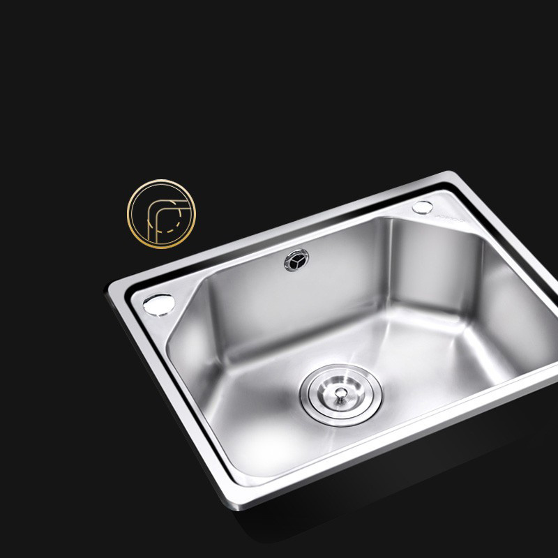 SUS304 Stainless Steel Anti-rust under mount Rectangular Single Bowl Kitchen Sink