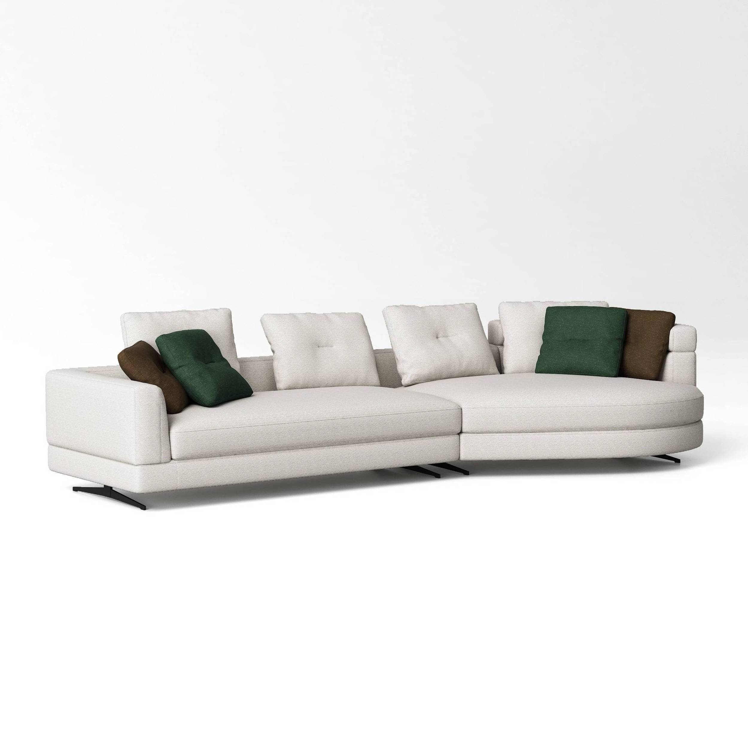 Luxury Modern Sectional Couch Sofa Set Living Room Sofas 7 12 Seater Couch Italian Sectional Sofa Fabric Grey Couches