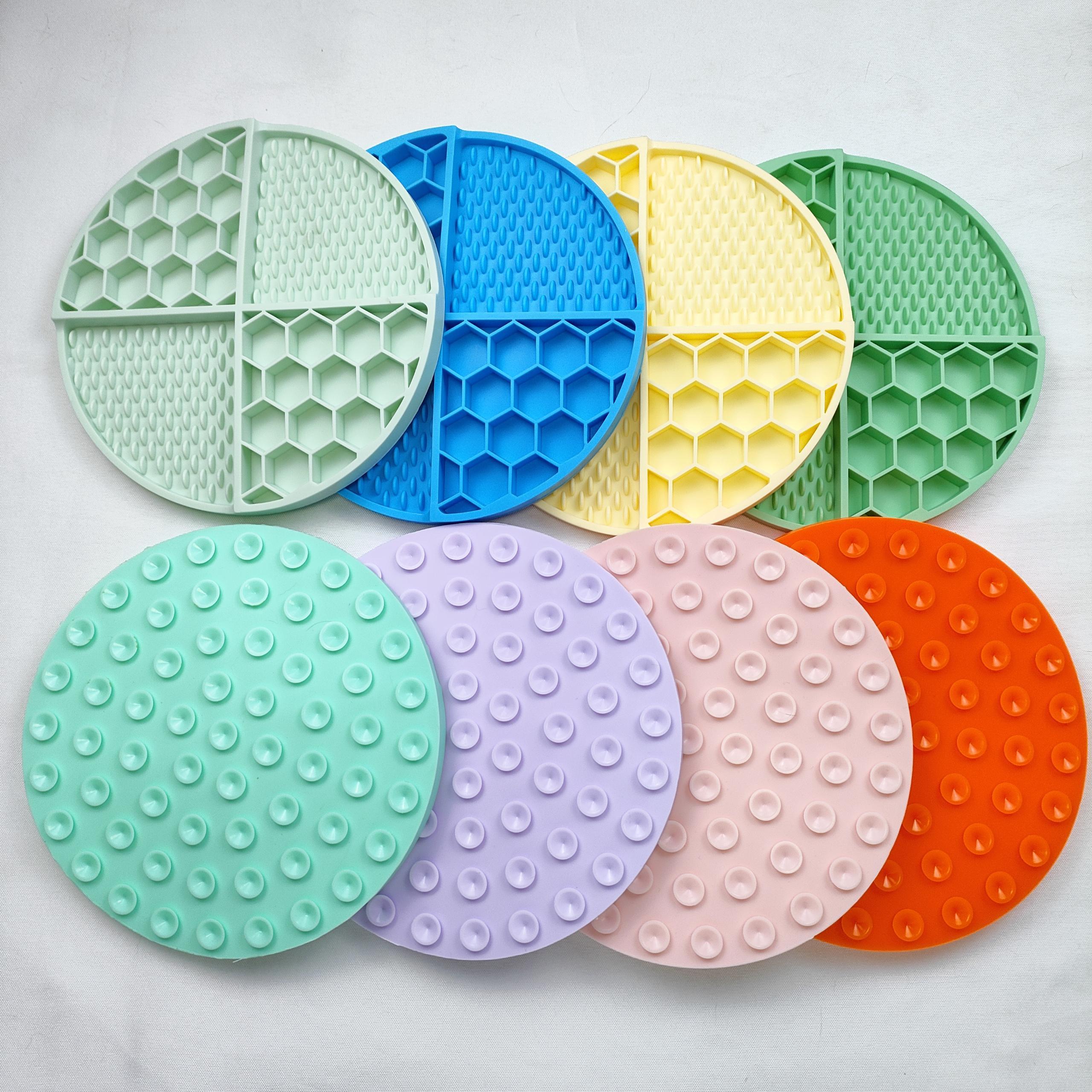 Pet Supplies weight loss Customized Slow Feeder bowl Dog Cat Licking mat Silicone Dog Lick Mats Pet Lick pad