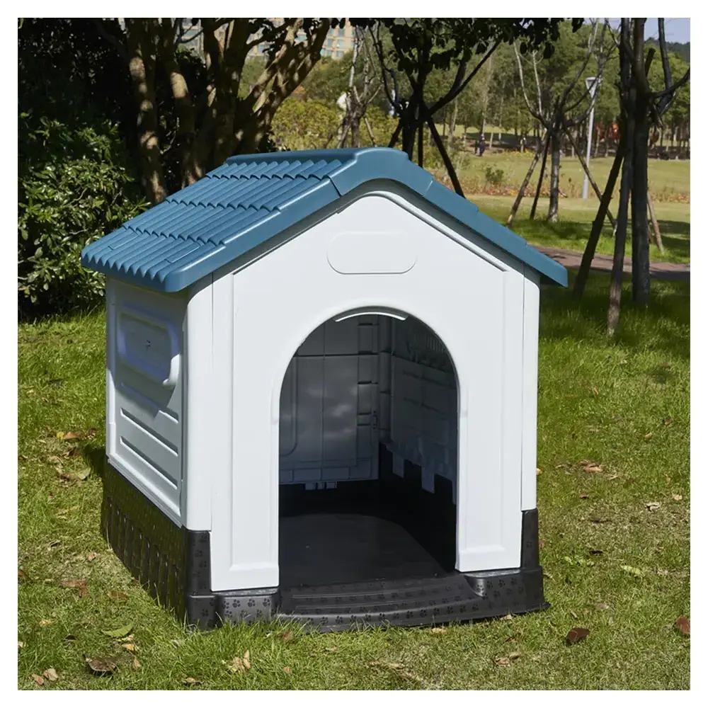 Pet supplier Luxury outdoor plastic dog house crate houses large dogs outdoor big dog house