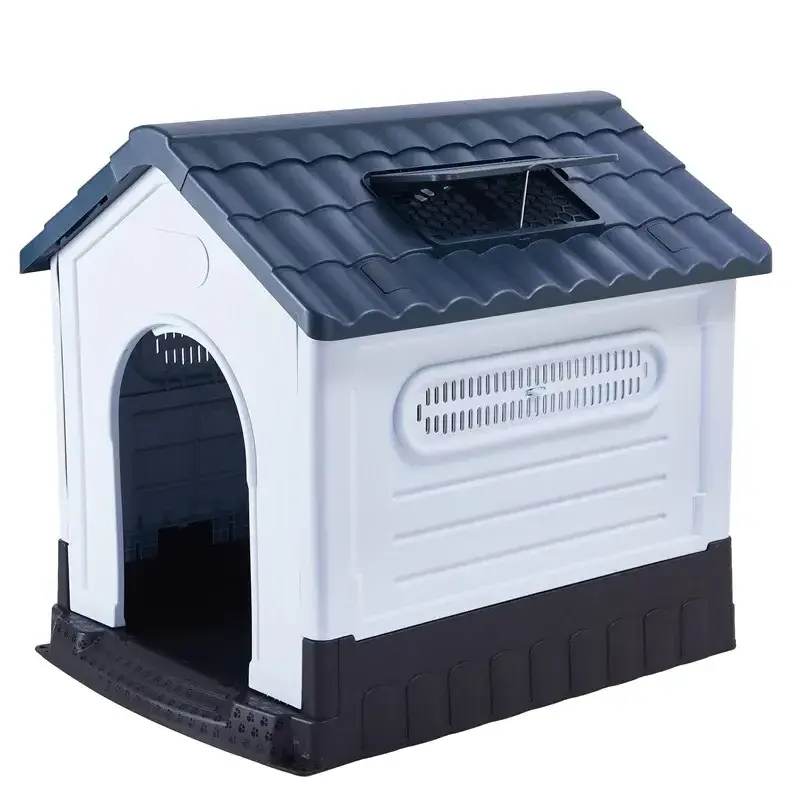 Pet supplier Luxury outdoor plastic dog house crate houses large dogs outdoor big dog house