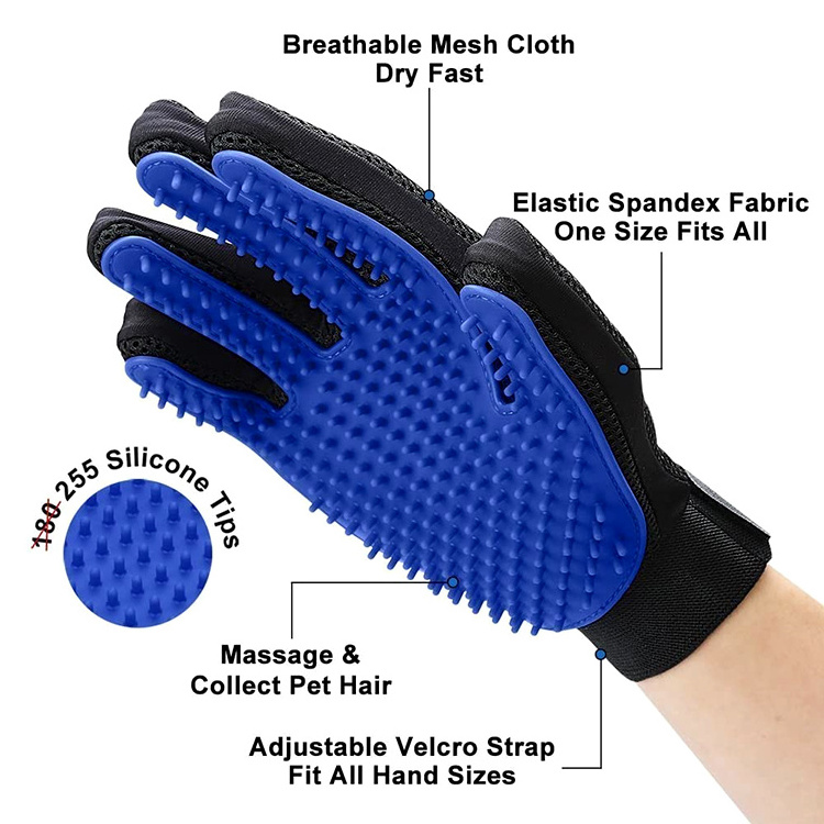 Pet Washing Grooming Tools Dog Cat Massage Shower Sprayer Hair Remover Brush Mitten silicone Pet Bath Grooming Glove