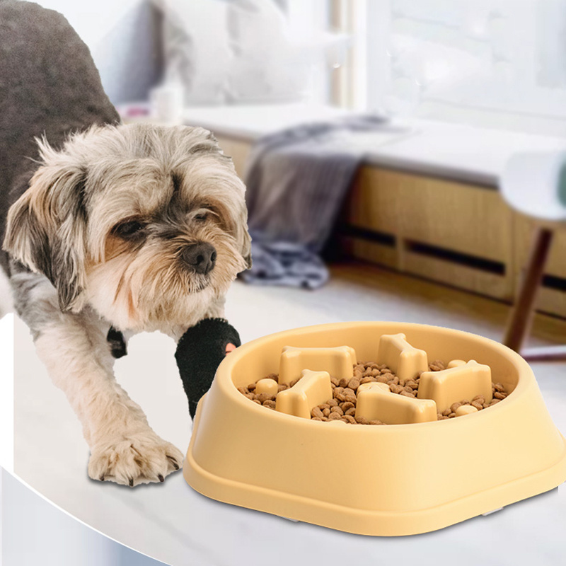 Luxury wholesale dog bowls weight loss feed food dog pet bowls slow feed dog bowl