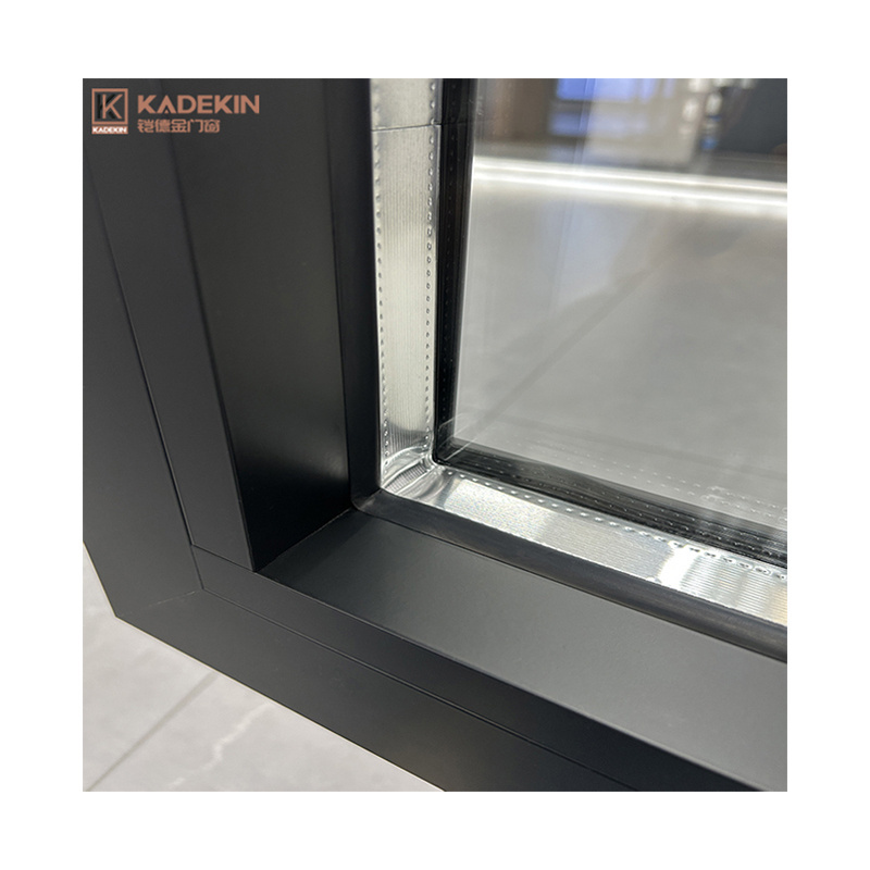 high quality top strength design aluminium  inswing window shurricane impact casement window