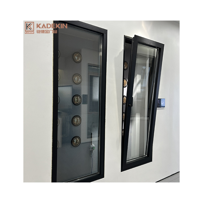 high quality top strength design aluminium  inswing window shurricane impact casement window