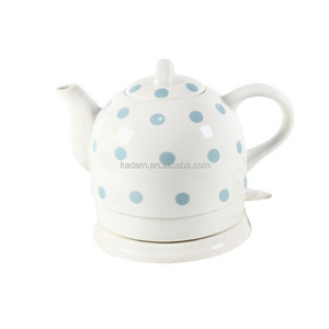 0.8L Modern design ceramic electric water kettle for hotel