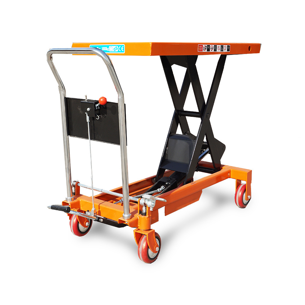 150kg 300kg 500kg Manual Hydraulic Heavy duty double scissor lift table