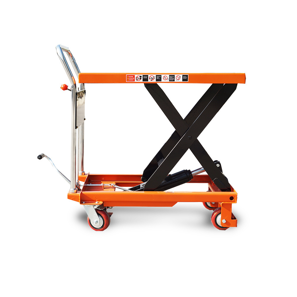 150kg 300kg 500kg Manual Hydraulic Heavy duty double scissor lift table