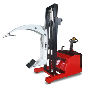 heavy duty Electric forklift with paper roll clamp with optional rotation degree of 90 180 360