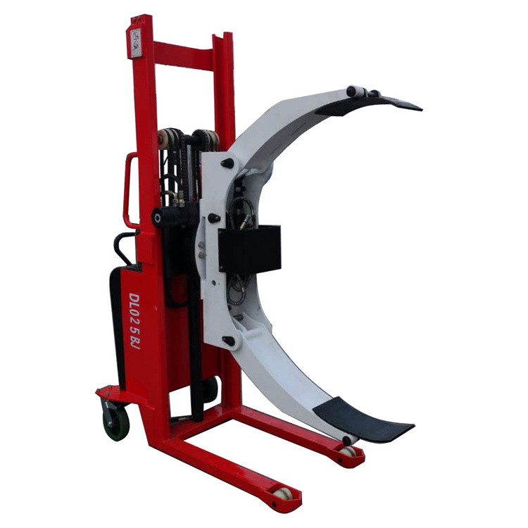 heavy duty Electric forklift with paper roll clamp with optional rotation degree of 90 180 360