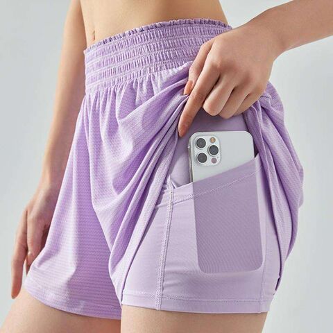 Popular Choice Women High Waist Pleated Tennis Skirts Mini Summer Ladies Workout Running Shorts with Pockets Golf Skirt