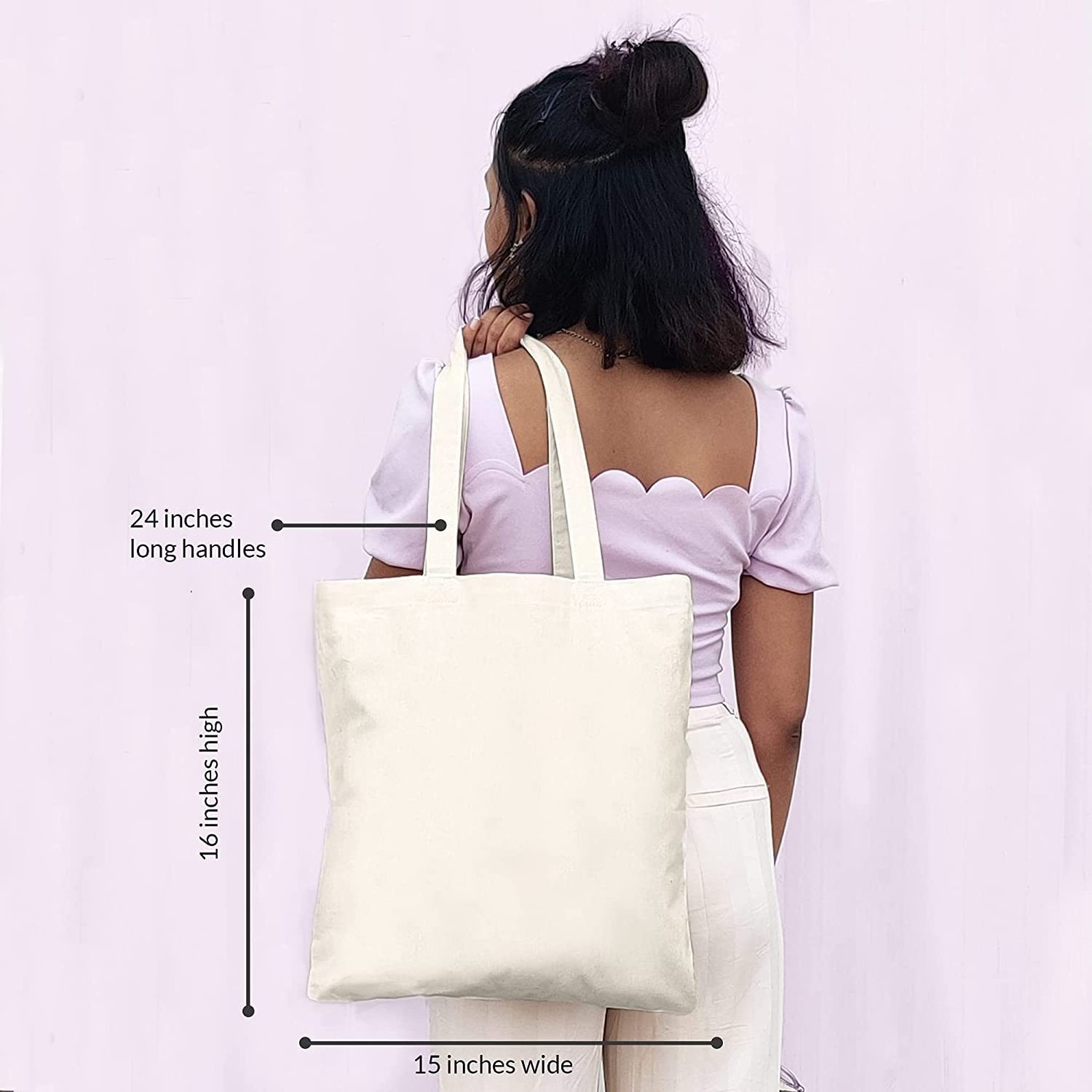 Women Shoulder Bags Canvas Tote Bag Handbag Work Bags