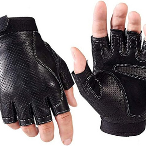 Half Finger Gloves For Men Autumn & Winter Cycling Driving Leather Gloves From Pakistan