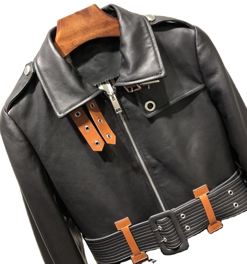 Ladies Leather fashion jacket/ladies jacket/fashion jacket