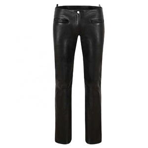 High Quality Genuine Leather Women's Pant Sheep Skin Black Color Leather Pants With Best Price High Quality leather Pant