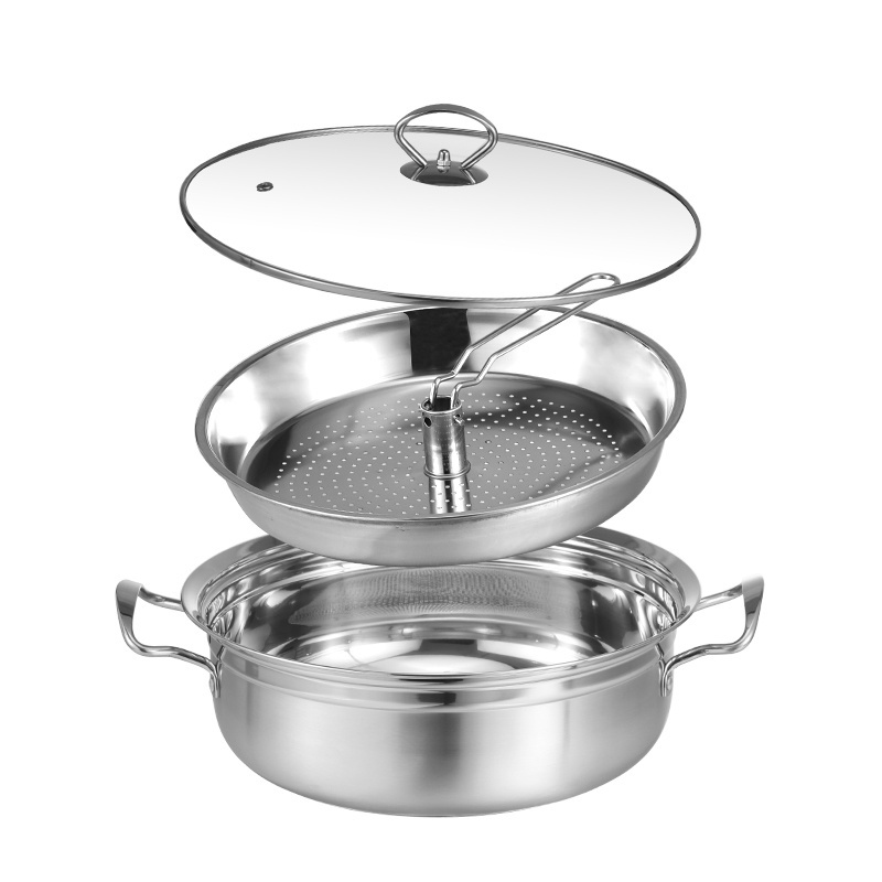 Stainless steel steamer seafood steamer