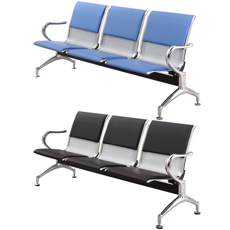 Aluminum Alloy Airport Beam Cheap Price 3 Seater Steel Furniture Waiting Room Chairs Office Chair for Sale