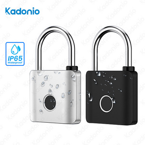 Kadonio Mini Smart Fingerprint Padlock Wholesale, Gym Smart Sport Travel Portable Door Pad Lock, Safety Finger Print Padlock