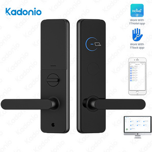 Kadonio Low Price Hotel Key Card Energy Saving Switch Smart Simple Door Lock with Management Software System