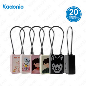 Kadonio Luggage Mini Smart Padlock Fingerprint Lock For Bag, Smart Sport Locks, Fingerprint Suitcase Pad Lock