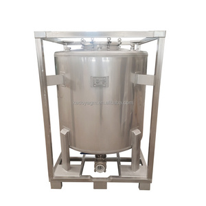 High Quality 1000 Litres Electrolyte Transportation Stainless Steel IBC Tank Chemical Fuel Liquid Storage Tank