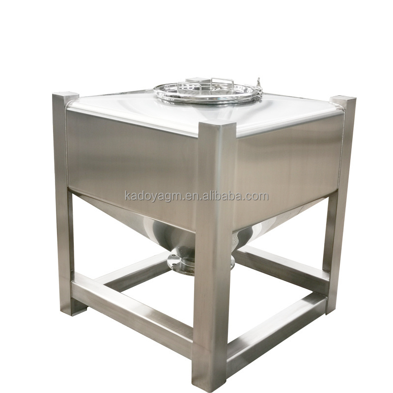 Manufacturer 1000L UN Certificate Chemical Raw Material Liquid Storage Tank Stainless Steel IBC Tote Tank