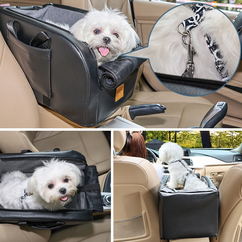 Cat and dog cage car mounted central control car seat cushion car seat portable cat bed all-season universal model