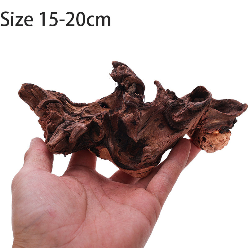 Aquarium driftwood landscaping avoid tree roots bromeliad flower decoration small sunken wood