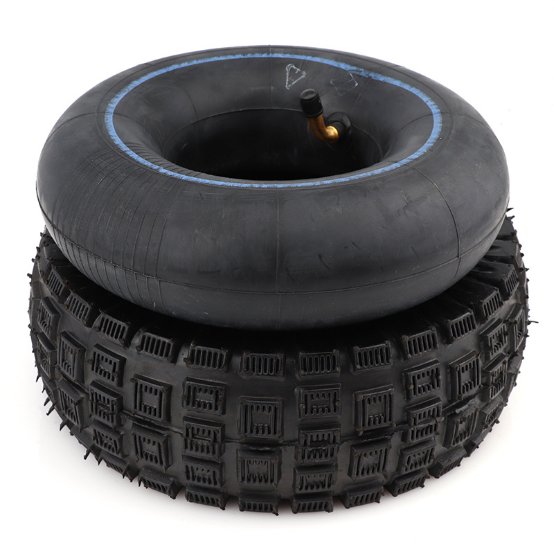 3.00-4 Tires with Inner Tube For Garden Rototiller Snow Blower Mowers Hand Truck Wheelbarrow Go kart Kid ATV Generators Yard Tra