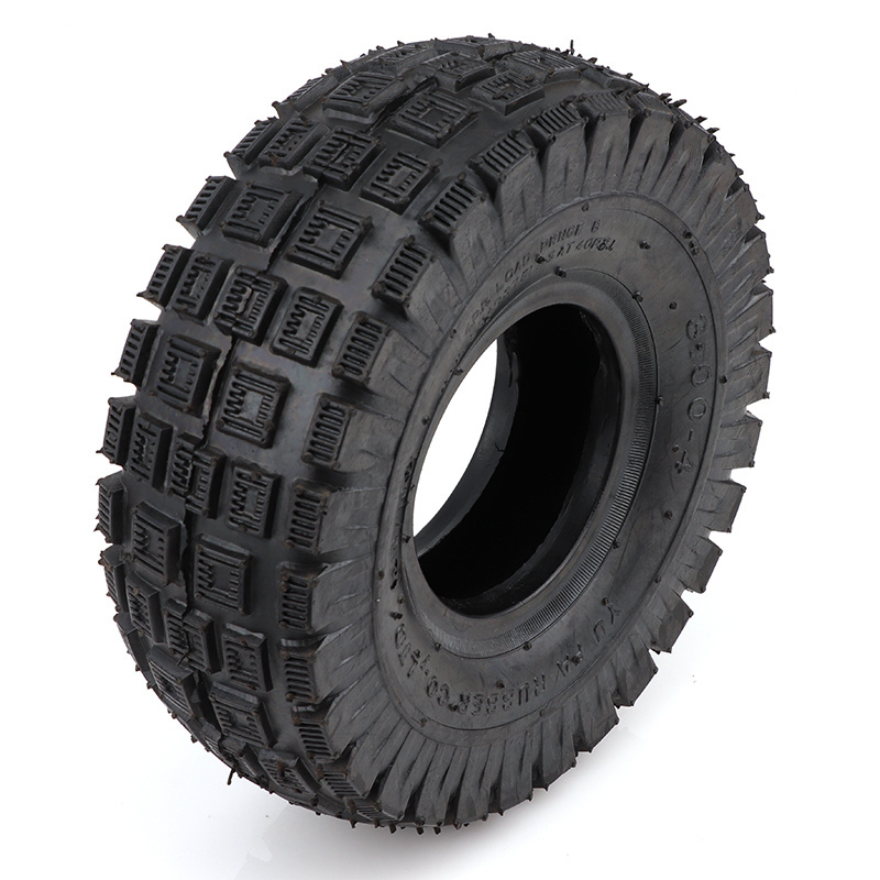 3.00-4 Tires with Inner Tube For Garden Rototiller Snow Blower Mowers Hand Truck Wheelbarrow Go kart Kid ATV Generators Yard Tra