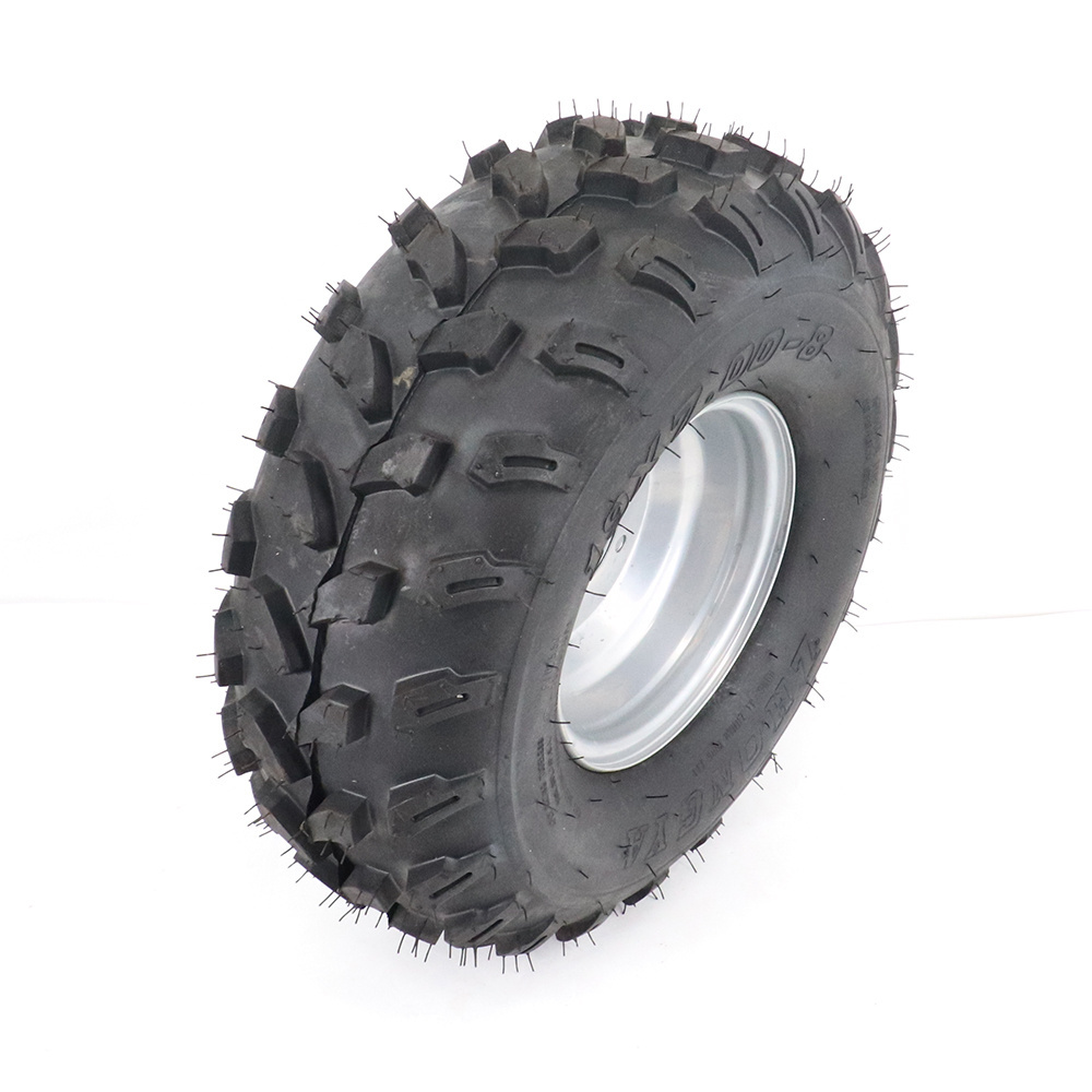 ATV Wheels 19/7-8 19X7.00-8 19X700-8 19X7-8 For 4PLY ATV QUAD TIRE WHEEL TUBELESS Tyres Hub 8 Inches Wheel Rim and Tyre